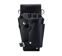 Yangyou Bolsa de para Herramientas de Peluquería Bolsa de Tijera Soporte de Bolsa de Peluquero Monedero con Remaches Cinturón de Hombro de Cintura Ajustable