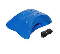 Yangyou Dispositivo de Espuma para Camilla Lumbar, Dispositivo de Soporte Lumbar, Alivio del Dolor en la Plataforma Espinal, CojíN de TraccióN Lumbar Azul
