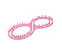 YANHAO Telares De Tejer,Knitting Loom Set Herramienta de Tablero de Tejido de Telar for Tejer de 8 en Forma de suéter Socks Home Costura Kit de Trabajo Artesanal Herramientas de Costura(Pink)