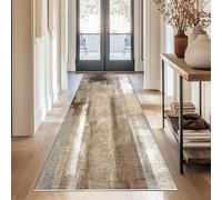 YANHONG Alfombra de Cocina 110 x 290 cm Pelo Corto Absorbente Lavable Alfombra Entrada del Salón con Respaldo Antideslizante para Corredor, Entrada, Lavadero, C