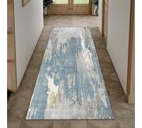 YANHONG Alfombra de Cocina 75 x 110 cm Lavable Suave Microfibra Alfombra Decoracion Pasillo con Respaldo Antideslizante para Pasillos Largos, Pie de Cama, A