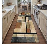 YANHONG Alfombra de Cocina 90 x 270 cm Resistente a Las Manchas Duradero Super Absorbente Alfombra Cocina Fácil de Transportar y Guardar para Corredor, Entrada, Lavadero, C