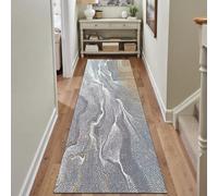 YANHONG Alfombra Pasillo Larga 120 x 160 cm Poliéster, Lavable y Duradera Alfombras Cocina Lavable con Respaldo Antideslizante para Corredor, Entrada, Lavadero, C