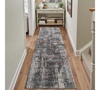 YANHONG Alfombra Pasillo Larga 160 x 300 cm Poliéster, Lavable y Duradera Alfombras Cocina Lavable con Respaldo Antideslizante para Corredor, Entrada, Lavadero, D