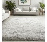 YANHONG Alfombras de Habitación 280 x 310 cm Suave Antideslizante Resistente Humedad Alfombra Salon Antideslizante Vintage, Lavable hasta 30 Grados para Cocina Despacho Dormitorio, Gris Claro