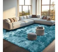YANHONG Alfombras de Habitación 80 x 210 cm Modernas Suave y Esponjoso Antideslizante Alfombras de Habitacion Vintage, Lavable hasta 30 Grados para Salon Dormitorio Baño Pasillo, Azul