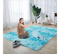 YANHONG Alfombras Salón Pelo 150 x 280 cm Lavable Suave Antideslizante y Resistente Alfombra Salon Antideslizante Vintage, Lavable hasta 30 Grados para Comedor Habitación Juvenil, Azul