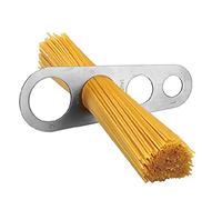 Yanhonin Spaghetti - Medidor de pasta de acero inoxidable con 4 agujeros, medición de porciones