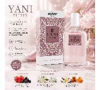 YANI Elixir Eau de Toilette para Mujer 85 ml | Oriental con Notas de Fresa, Grosella Negra, Flor de , , Caramelo y Ámbar | y Larga Duración