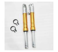 YaniJydQ Amortiguador De Resorte Un Par De Amortiguadores De Horquilla Delantera para Motocicleta De 310 Mm, 370 Mm Y 27 Mm para H-da DIO 50 AF18 AF28 AF34 AF35 AF36 AF56 Z4 50cc.(370mm-J)
