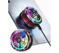 YANISM Enfriador magnético para iPad, Surface Pro, Samsung Tab/Steam Deck, enfriador magnético para teléfono, ventilador de refrigeración para iPad con luz de juego para juegos móviles, transmisión en
