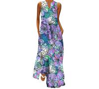 YANJI Vestidos Boda Tallas Grandes Vestidos de Coctel Trajes Mujer Fiesta Vestido Rosa Fucsia Vestidos cómodos Mujer Vestidos de Fiesta para Bodas Tallas Grandes Vestido Largo Playa Vestidos de