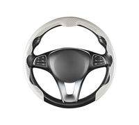 YANJUN23 Funda Volante Coche para Toyota Camry V (XV30) 2001 2002 2003 2004, Cubierta de Volante Accesorios para Auto,White-38cm
