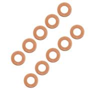 YANKEBOWANG Juego de 10 Juntas de tapón de Drenaje de Aceite 0313.33 for Peugeot 207 208 307 308 406 for Citroen C3 C5 10X20X1.8mm Juntas de Arandelas de Tornillo de cárter de Aceite