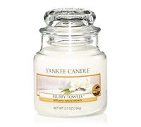 Yankee Candle 1205378 Vela en un Vaso Doze, Toallas de Felpa, Color Blanco, Small