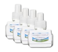 YANKEE CANDLE 4 Unidades algodón Limpio scentplug Recambio 0,6 onzas