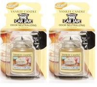 Yankee Candle ambientador Ultimate de tarro para coche, pastel de vainilla (Paquete de 2)