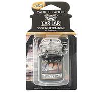 Yankee Candle Black Coconut - Vela perfumada (tamaño pequeño), color negro