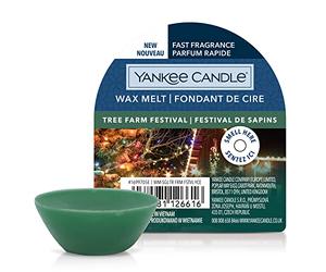 Yankee Candle Cera derretida | Tree Farm Festival | hasta 8 Horas de Fragancia | 1 Unidad