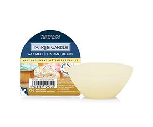 Yankee Candle Cera fundida | Cupcake de vainilla | Hasta 8 horas de fragancia | 1 unidad