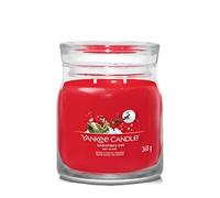 Yankee Candle Christmas Eve Candela Profumata Natalizia Media, 368g
