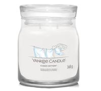 Yankee candle clean cotton vela cilindro flor de algodón, limón, flo
