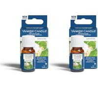 Yankee Candle Difusor de Aroma ultrasónico de Aceite | Recambio difusor de algodón Limpio | 10ml (Paquete de 2)