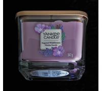 Yankee Candle Elevation Sugared Wildflowers 347g vela perfumada de 3 mechas rara