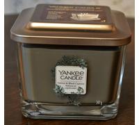 Yankee Candle Elevation VETIVER & BLACK CYPRESS 347g vela perfumada de 3 mech...