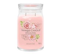 Yankee candle vela aromática signature - vela en tarro grande de rosa