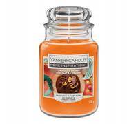 Yankee Candle Home Inspiration - Vela perfumada de naranja chocolate en tarro grande, 538 g, para Navidad y Pascua