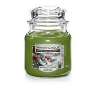Yankee Candle - Home Ispiration, Vela en tarro con fragancia dulces de Navidad, idea regalo de Navidad (Bacas de pino, jara media)