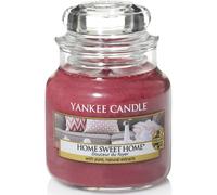 Yankee Candle Home Sweet Home Vela Aromática en Frasco Pequeño, Rosa, 104g