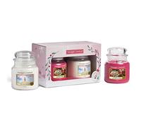 Yankee Candle, Juego de regalo, 2 velas perfumadas en tarro mediano, Colección Snow Globe Wonderland