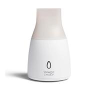 YANKEE CANDLE Kit de difusor, ultrasónico, aceite difusor, aroma de cereza negra, cambio de color LED, temporizador de apagado automático, funcionamiento silencioso, enchufe del Reino Unido, 1631925E