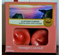 Yankee Candle LUCES DE TÉ, CLIFFSIDE SUNRISE, 1 x 12 uds., raro