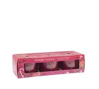 Yankee Candle Peppermint Pinwheels vela votiva en vidrio 3 x 37 g
