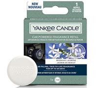 Yankee Candle Recambio para difusor de Fragancia para Coche, ambientador de jazmín de Medianoche, Dura hasta 60 días, 1 Unidad