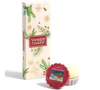 Yankee Candle Set de regalo | 3 piezas e cera perfumada navideña para derretir | Colección mágica de la mañana de Navidad