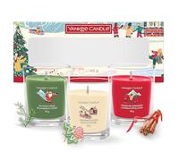 Yankee Candle Set de regalo de velas aromáticas navideñas | 3 velas de vaso | Colección Après Ski | Regalos navideños perfectos para mujeres
