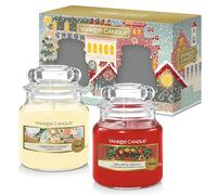 Yankee Candle Set de Regalo de Velas Perfumadas de Navidad, 2 Velas en Tarro Pequeño, Hasta 30 Horas de Duración, Regalo para Mujeres