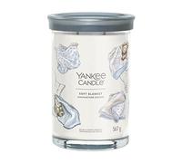Yankee Candle Signature 1724359E - Vela perfumada suave en vaso grande con doble mecha, mezcla de cera de soja