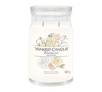 Yankee Candle Signature - Vela perfumada para el día de la boda en tarro grande con doble mecha, mezcla de cera de soja, vela de larga combustión, regalo perfecto para mujeres (1701378E)