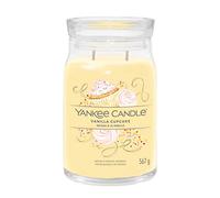 Yankee Candle Signature - Vela perfumada | Vela en tarro grande de vainilla con doble mecha, mezcla de cera de soja, vela de larga duración