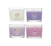 Yankee Candle Signature Votive Mini Candle Jars Da de la Madre Variedad Pack 1 Lemon Lavender 1 Orchid Wild Orchid 1 Sakura Bloom Festival 1 Lilas B