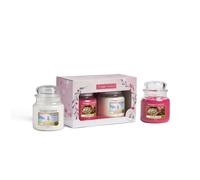 Yankee candle snow globe wonderland medium jar gift set vela cilindro