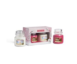 Yankee candle snow globe wonderland medium jar gift set vela cilindro