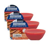 Yankee Candle Sparkling Cinnamon Wax Melt 22 g (Paquete de 3)