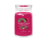 Yankee Candle Sparkling Winterberry vela de firma grande 567 g