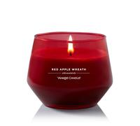 Yankee Candle Studio Medium Candle Red Apple Wreath 10 oz: Long-Lasting Essential-Oil Scented Soy Wax Blend Candle | 40-65 Hours of Burning Time